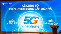 Dịch vụ 5G VinaPhone chính thức cung cấp vào 20/12/2024