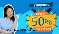Khuyến mãi VinaPhone trả sau giảm 50% 3 tháng cước